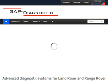 Tablet Screenshot of gap-diagnostic.com